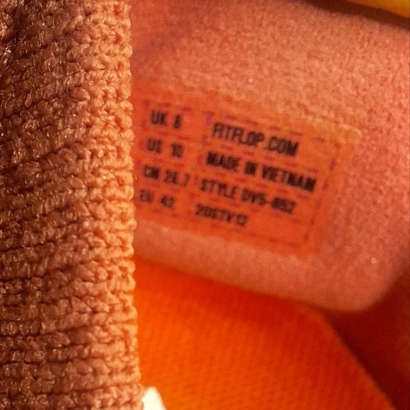 FitFlop UberKnit Ombre Crystal Ballerina Flat Pink Size 10 - Picture 8 of 10